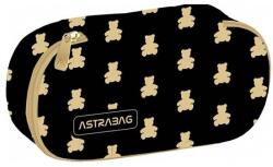 Astra ovális tolltartó - Golden Teddy (A503024074) - iskolataskawebshop