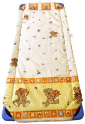 Ovis töltött gumifüles lepedő cuki macik mintával 55x130cm / 58x133 cm ágyra