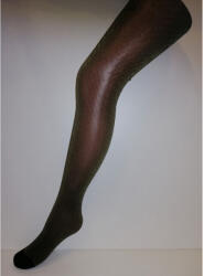 Calze D'oro JADE 20 DEN mintás fekete lurex harisnyanadrág