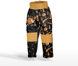 Takoy Panel szabásmintával softshell nadrágra őszi rókák fekete 86-os méret - Tavaszi