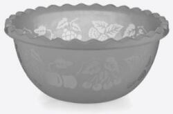 Dunya Plastik Kerek tál gyümölcsös mintával több méretben Liter: 6l