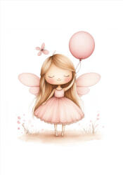 Takoy PANEL Wellsoft polár/fleece takaró varrásához 140x200 tündér lufival Luna