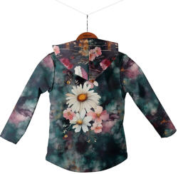 Takoy Panel szabásmintával 140-es softshell kabát akvarell margaréták Diana - Tavaszi