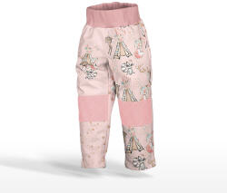 Takoy Panel szabásmintával softshell nadrágra indiana girl pink 86-os méret - Tavaszi