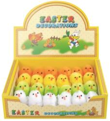  Húsvéti plüss csibe 5 cm 4 színben 1 db (17146)