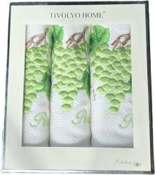 Tivolyo Home WISTERIA konyharuhák, 3 db Zöld / Green Szett (3 db, 40x60 cm-es)
