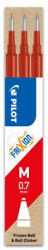 Pilot Rollertoll betét, 0, 35 mm, törölhető "Frixion Ball/Clicker", piros