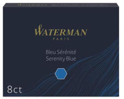 Waterman Töltőtoll patron, kék