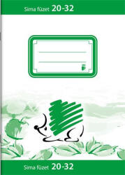 ICO Füzet, tűzött, A5, sima, 32 lap "Süni", "20-32