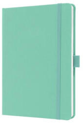 Sigel Jegyzetfüzet, exkluzív, A5, vonalas, 96 lap, keményfedeles "Jolie", mentazöld
