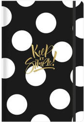 Shkolyaryk Publishing House Jegyzetfüzet, A5, vonalas, sima, pontrácsos, 96 lap, keményfedeles "find Inspirations", vegyes minta