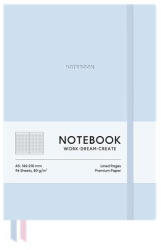 Shkolyaryk Publishing House Jegyzetfüzet, A5, kockás, 96 lap, puhafedeles "Genius", Kék