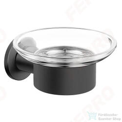 FERRO SMILE fali szappantartó, gun metal ASM02GM (ASM02GM)