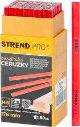 Strend Pro Set 50 creioane de tamplarie Strend Pro HB, 176 mm, corp hexagonal, mina neagra (224888)