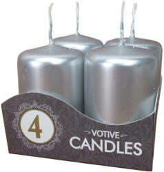  Gyertya adventi kicsi EZÜST 4db/cs