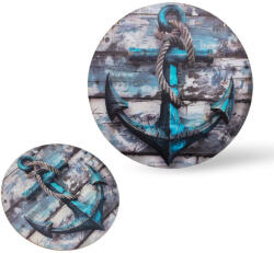  Nyomtatott fa koszorú közép - Horgony - csinaldmagadshop