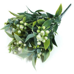  Bogyós csokor fehér - csinaldmagadshop