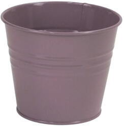  Bádog kaspó fényes - mályva 17x15cm