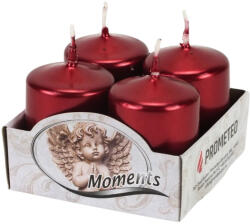  Gyertya adventi kicsi bordó 4db/cs