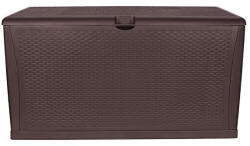Though Master Cutie de depozitare 460L aspect ratan, culoare cafea, Tough Master TM-SBR46 (9681)