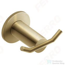 FERRO SMILE dupla akasztó, szálcsiszolt arany ASM06BG (ASM06BG)