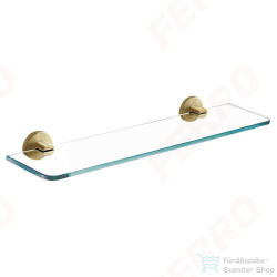 FERRO SMILE üvegpolc, szálcsiszolt arany ASM13BG (ASM13BG)