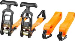 Strend Pro Set 2 chingi cu clichet Strend Pro 5 m, 30 mm, 800 kg pentru ancorare (217586A)