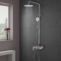 Korman Technik Coloana de dus din inox SUS304 satinat, 3 functii, Korman Technik N/LY001 (AT1CT-D1OC-RS1S-N/LY001)