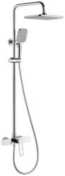 Korman Technik Coloana de dus din alama sanitara cu 3 functii, finisaj crom, Korman 9710 (AT1CT-D1OC-RS1S-9710)