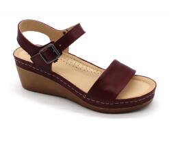 Leon Klompe Sandale Leon 1070 bordo - dama (MARIMEA: 36) (5712)