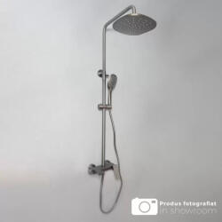 Korman Technik Coloana de dus din alama sanitara Gun Grey, 3 functii, Korman Technik 9960N (AT1CT-D1OC-RS1S-9960N)