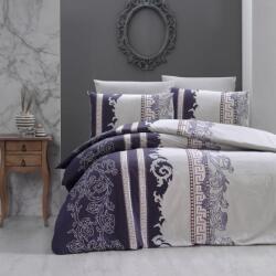 First Choice Lenjerie pat bumbac 100% ranforce, 6 piese, First Choice, Wals indigo baroc Lenjerie de pat