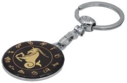  Breloc zodia Capricorn metalic cu epoxy, pentru chei si cadou (CAPRICORN)