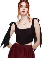 KILLSTAR corset damă (top) KILLSTAR - Witchwood - RED - KSRA014325