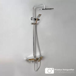 Korman Technik Coloana de dus din alama sanitara, crom lucios, 3 functii - Korman Technik SJG/2450 (AT1CT-D1OC-RS1S-SJG/2450)