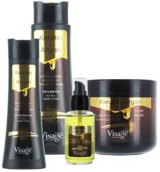Solido Cosmetics Pachet Promo Visage Keratin & Argan Mega Set - Ingrijire Completa pentru Par