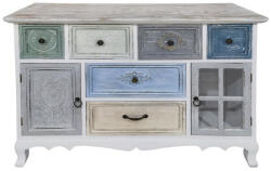 AdTrend Comoda lemn multicolor vintage 114 x 36 x 84 cm (101665) Comoda