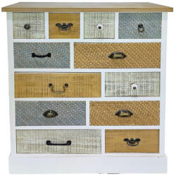 AdTrend Comoda lemn multicolor 86 x 34 x 92 cm (107372) Comoda