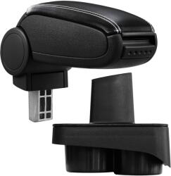  Cotieră pentru VW Polo 4 9N (10.2000-01.2012) negru piele ecologica cu cusatura alba () (AVR-VWPL3H20-N2A)