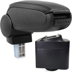  Cotieră pentru VW Polo 5 6R 6C (05.2009-) negru piele ecologică () (AVR-VWPL1120-N2)