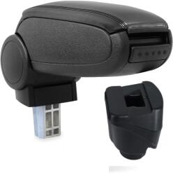  Cotieră pentru Renault Megane 3 (11.2008-) negru piele ecologica () (AVR-RNFL0920-N2)