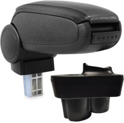  Cotieră pentru Škoda Rapid (10.2011-) negru piele ecologica (AVR-SKXR1320-N2)
