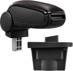  Cotieră pentru Opel Astra J (12.2009-) negru piele ecologica cu cusatura rosie () (AVR-OPAJ0920-N2R)