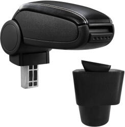  Cotieră Chevrolet Aveo T250 T255 (06.2006-) negru piele ecologica cu cusatura alba () (AVR-CVLV6H20-N2A)