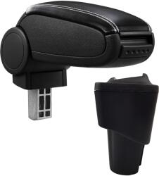  Cotieră pentru VW Touran 1 (02.2003-05.2015) negru piele ecologica cu cusatura alba () (AVR-VWTA0320-N2A)