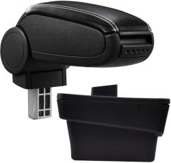  Cotieră pentru Škoda Octavia 3 III (11.2012-) negru piele ecologica cu cusatura alba () (AVR-SKOC1420-N2A)