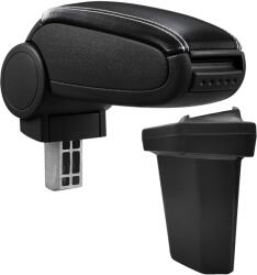  Cotieră pentru Hyundai i20 2 (11.2014-) negru piele ecologica cu cusatura alba () (AVR-HYI201520-N2A)