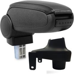  Cotieră pentru Renault Clio 4 (11.2012-) negru piele ecologica () (AVR-RNCL1320-N2)