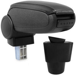  Cotieră Chevrolet Aveo T250 T255 (06.2006-) negru piele ecologica () (AVR-CVLV6H20-N2)
