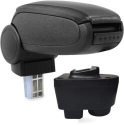  Cotieră pentru Opel Corsa C (09.2000-12.2009) negru piele ecologica () (AVR-OPCC0020-N2)